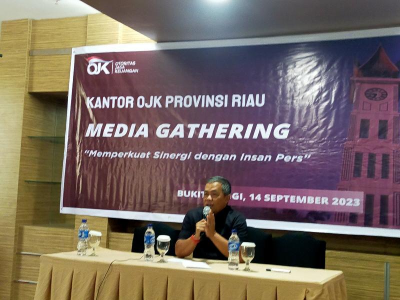 Maksimalkan Pengawasan IJK, OJK Riau Perkuat Sinergi dengan Insan Pers