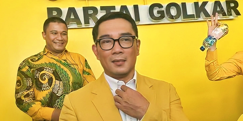 Bukan Cawapres, Golkar Siapkan Ridwan Kamil untuk Pilkada