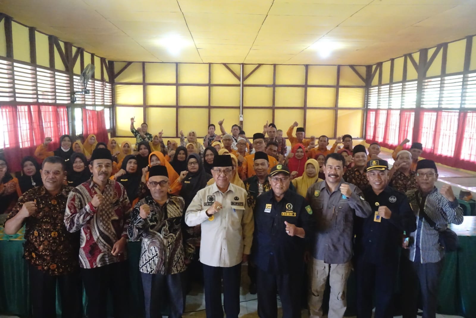 Bupati Wardan Terima Kunjungan Majelis Guru SMP Pengawasan Se-Kecamatan GAS