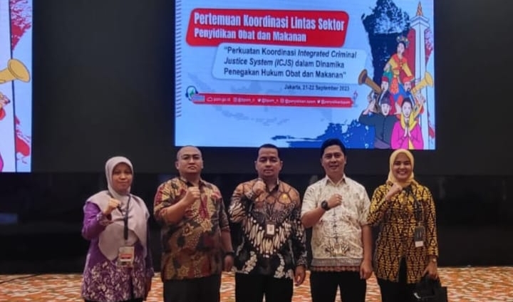 Koordinator Tipidum Kejati Riau hadiri Pertemuan Koordinasi Lintas Sektor Penyidikan Obat & Makanan