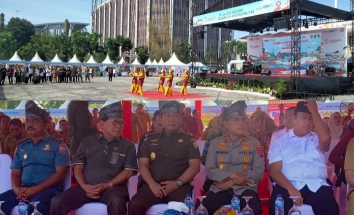 Wakajati Hendrizal Husin Menghadiri Pembukaan Roadshow Bus KPK RI di Provinsi Riau