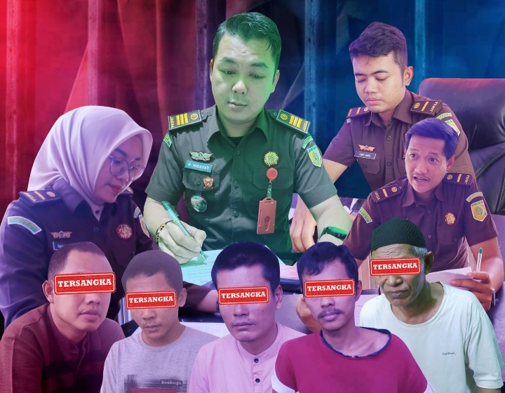 JPU Kejari Rohil Melakukan Serah Terima Tersangka dan BB , 7 Tersangka Akan Disidangkan