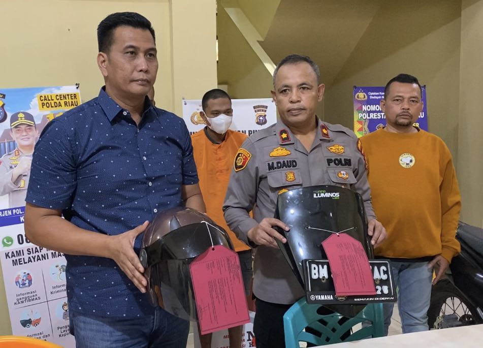 Beraksi di 150 TKP, Polis Tangkap Pelaku Curanmor di Pekanbaru