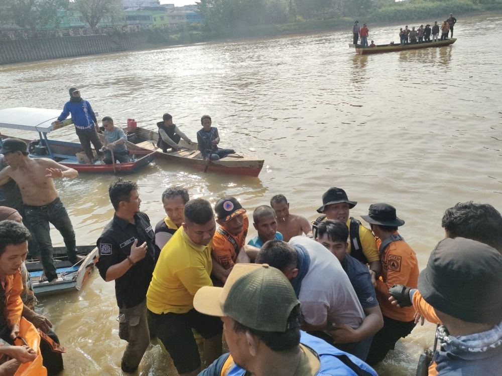 Dua Korban Tenggelam di Inhu Ditemukan Tak Bernyawa