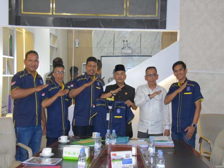 Pj Bupati Terima Audiensi Askab PSSI Kampar