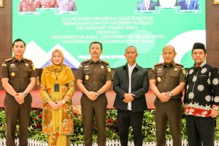 Kejati Riau Bersama Unri dan Universitas Muhammadiyah Tandatangani MOU