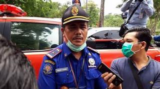 Ada Ular Sanca Bersarang, DPKP Pekanbaru Lakukan Pengecekan Basement Pemprov Riau