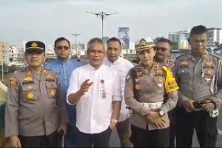 Viral Foto Flyover Harapan Raya Retak, Dinas PUPR PKPP Riau Bilang Begini