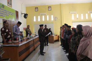Kemenag Kota Pekanbaru Kukuhkan Pengurus KKG MGMP Pendidikan Agama