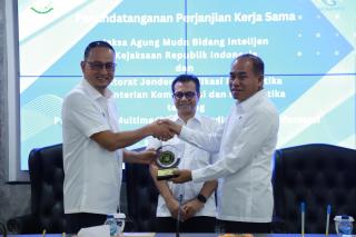 Optimalkan Sistem Keamanan Nasional, JAM- Intelijen Jalin Kerjasama dengan Kemenkominfo