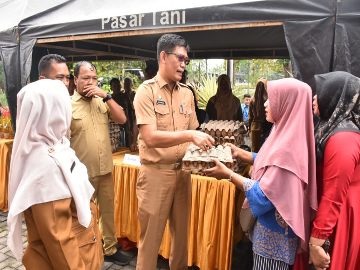 Jelang Gerakan Pangan Serentak, Dinas Ketapang Gelar Pasar Murah