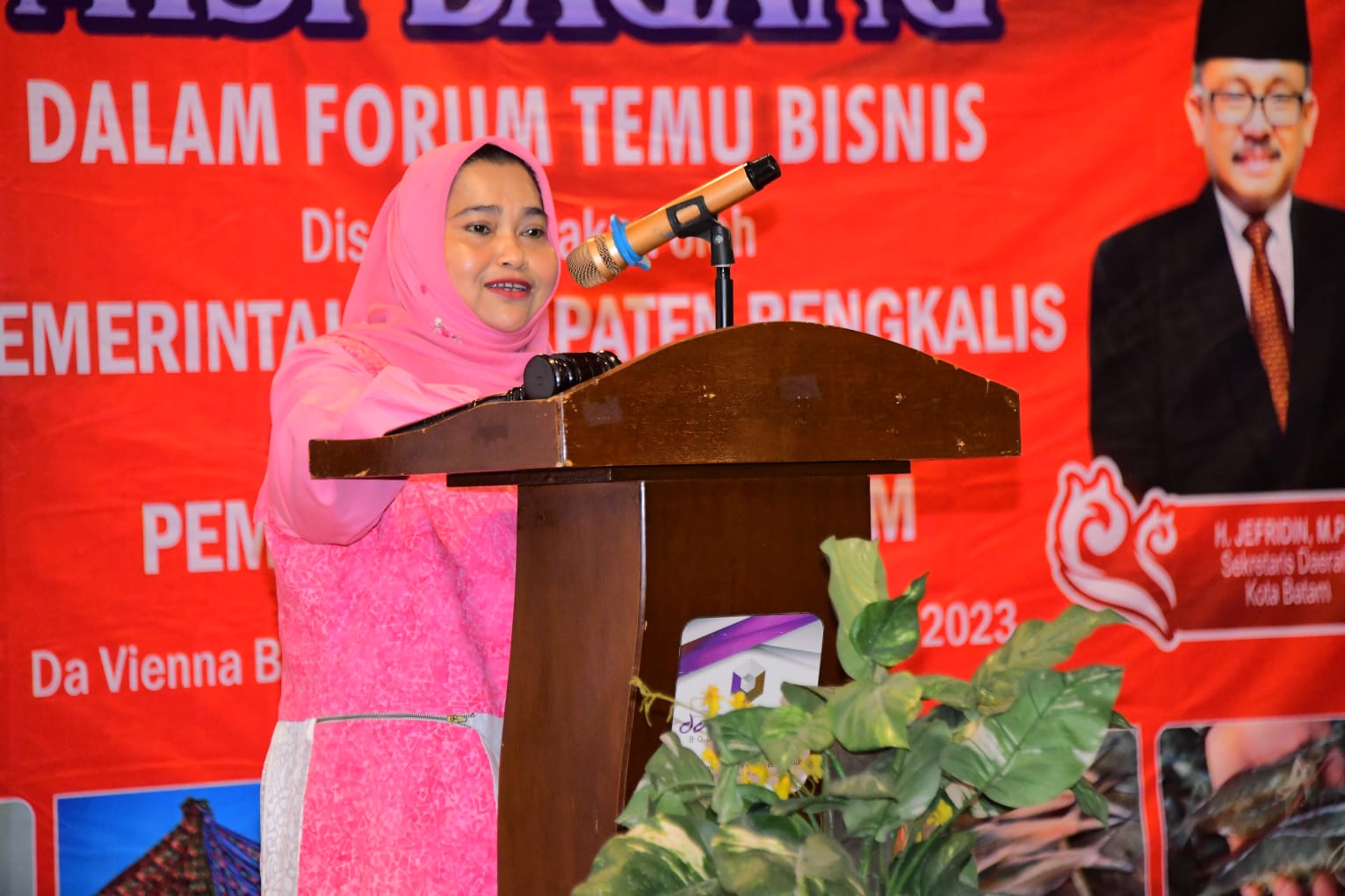 Kasmarni Yakinkan Pengusaha Tak Perlu Ragu Berbisnis di Kabupaten Bengkalis