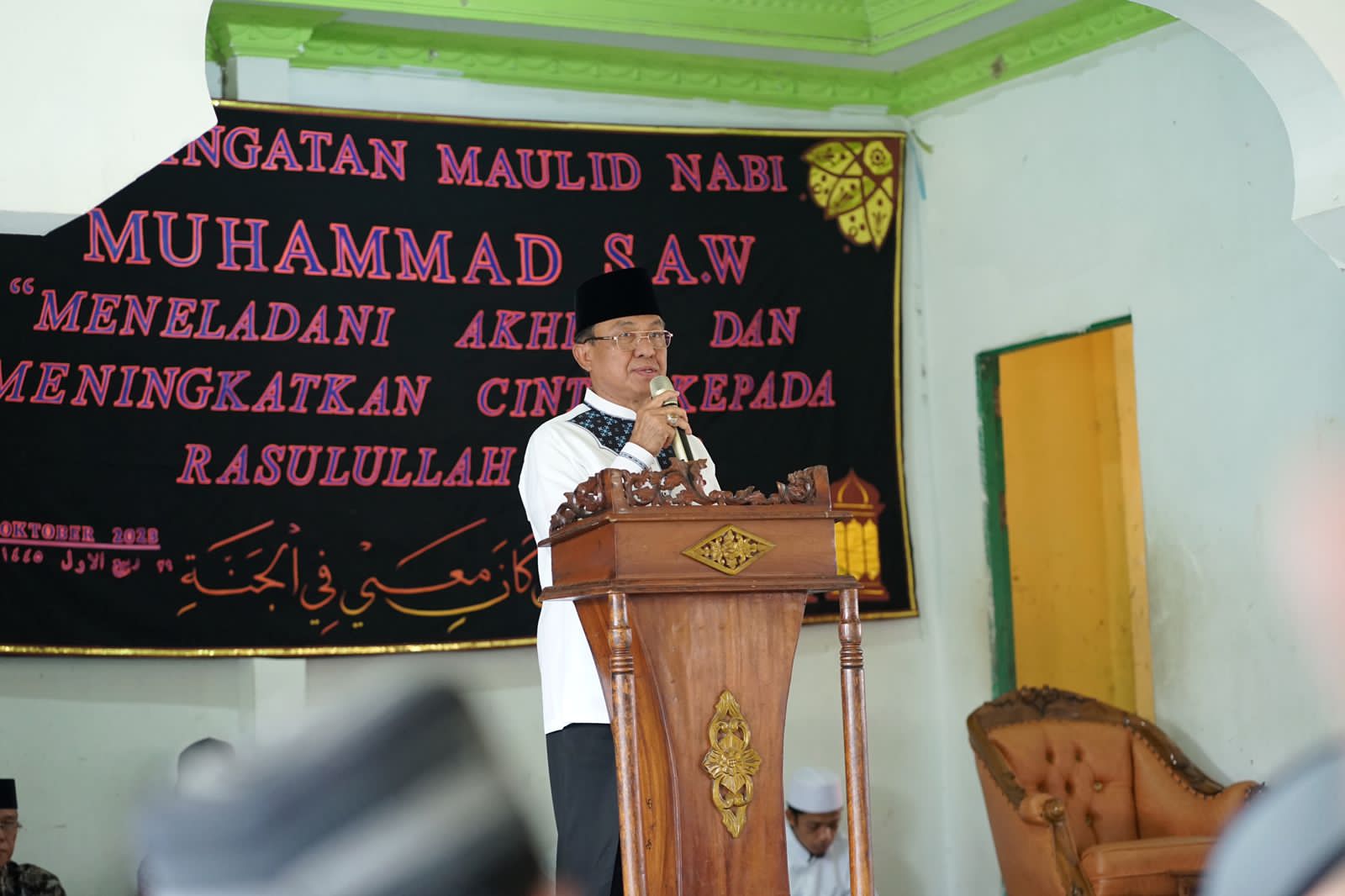 Bupati Wardan Hadiri Peringatan Maulid Nabi di Ponpes Al-Baaqiyatusa