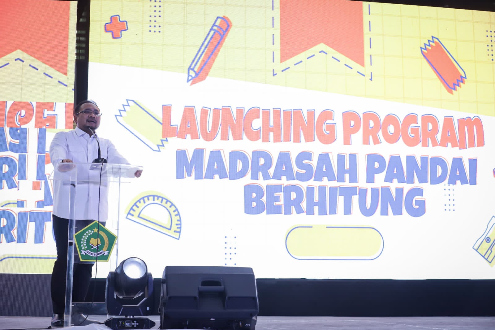 Launching Madrasah Pandai Berhitung, Menag Targetkan Tiga Juta Guru dan Siswa Ahli Matematika