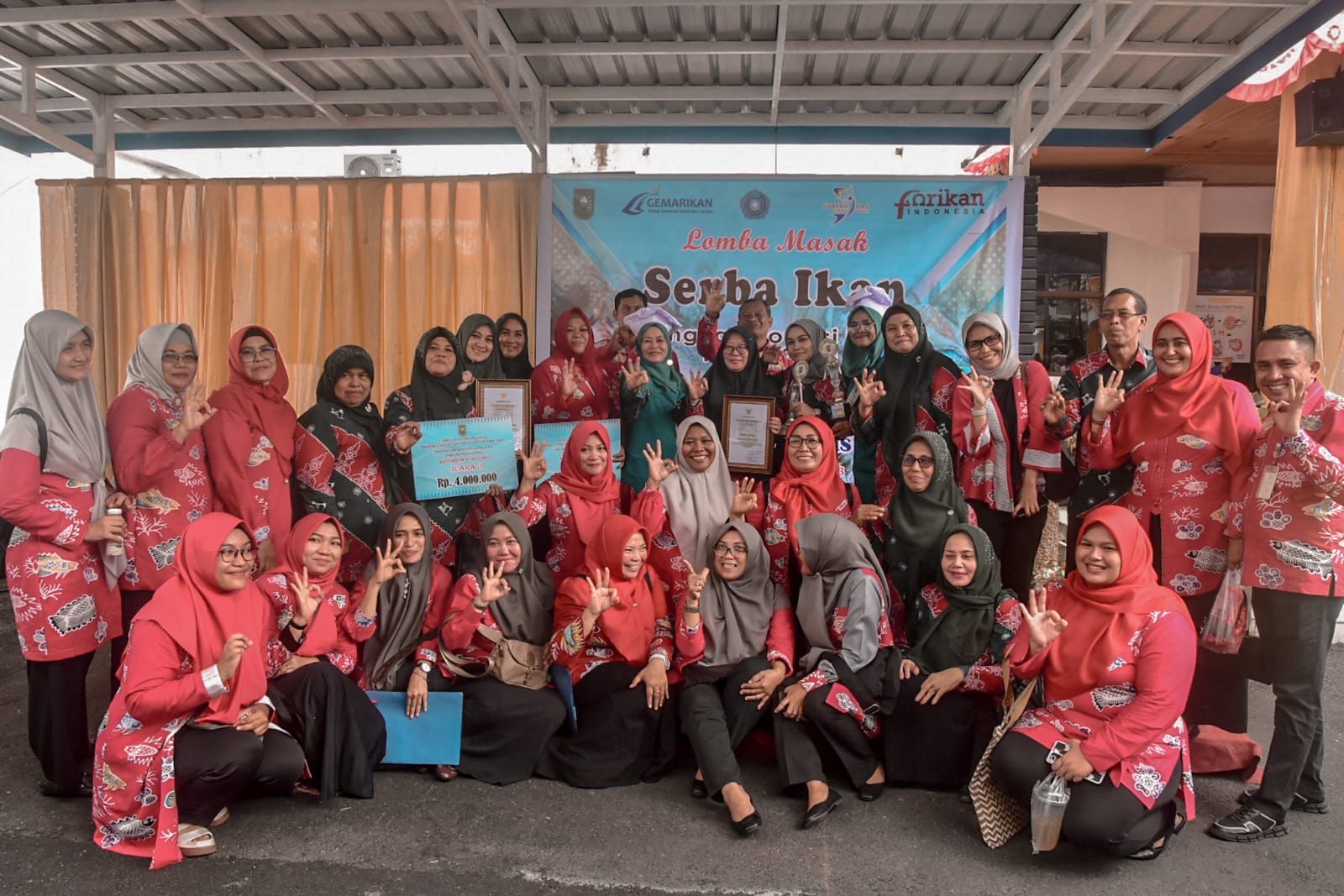 Lomba Masak Serba Ikan, Kabupaten Bengkalis Juara 2 Kategori Menu Keluarga