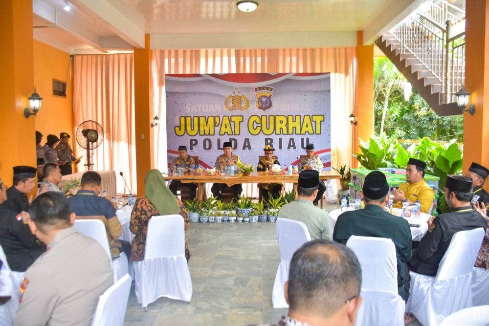 Kapolda Riau Tampung Aspirasi Masyarakat Bangkinang