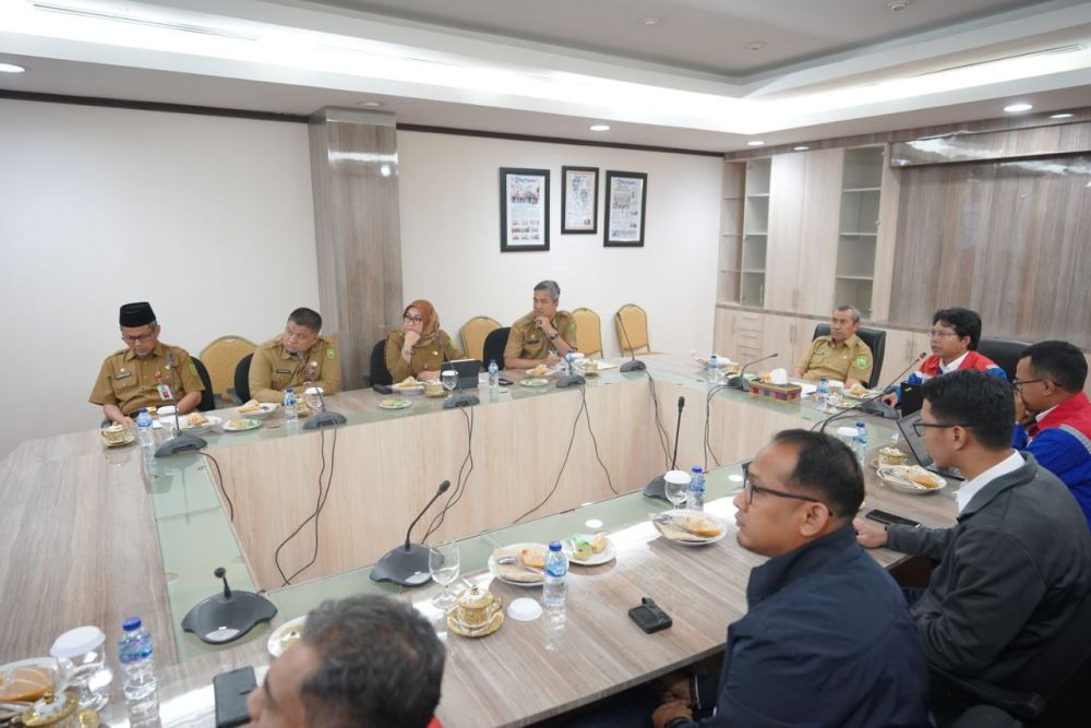 Gubri Syamsuar Terima Audiensi GM RU II Dumai, Bahas Penambahan Buffer Zone