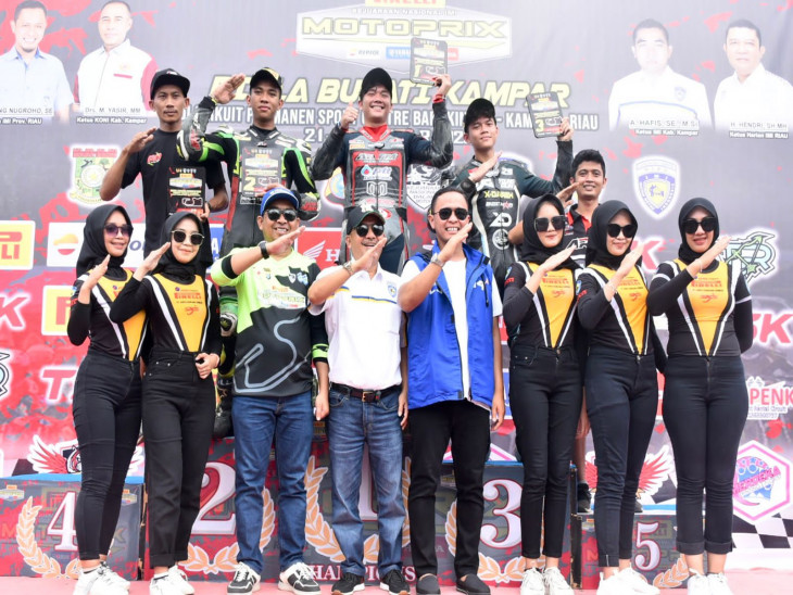 Ini Para Juara Kejuaraan Motorprix Putaran 4 Riau dan Piala Bupati Kampar