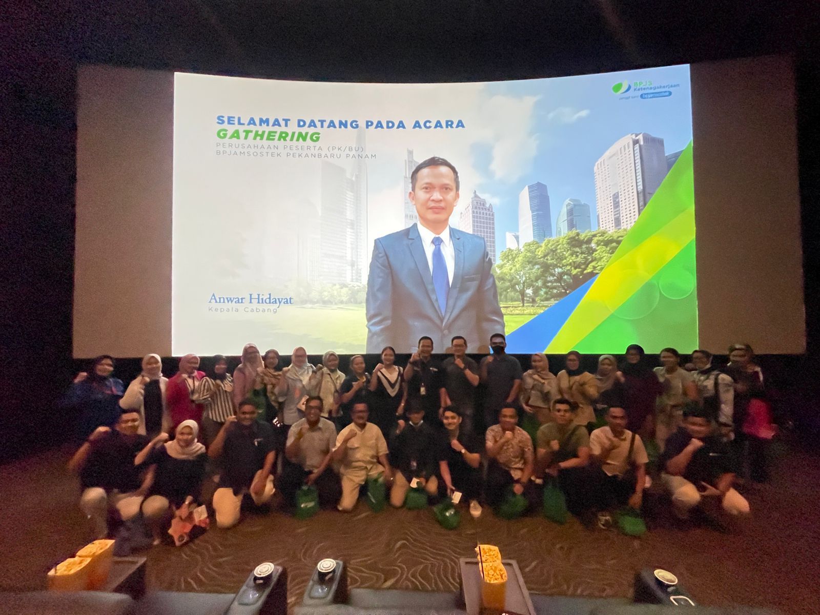 Gathering BPJamsostek Pekanbaru Panam, Apresiasi UMKM Patuh dan Agen Perisai Terbaik