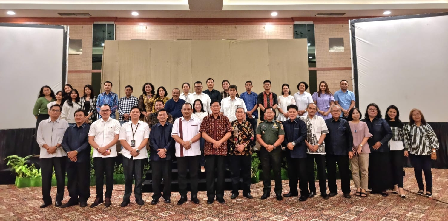 Pelantikan Asbin Kejati Riau Sebagai Ketum Perayaan Natal Agung Oikumene Provinsi Riau Tahun 2023