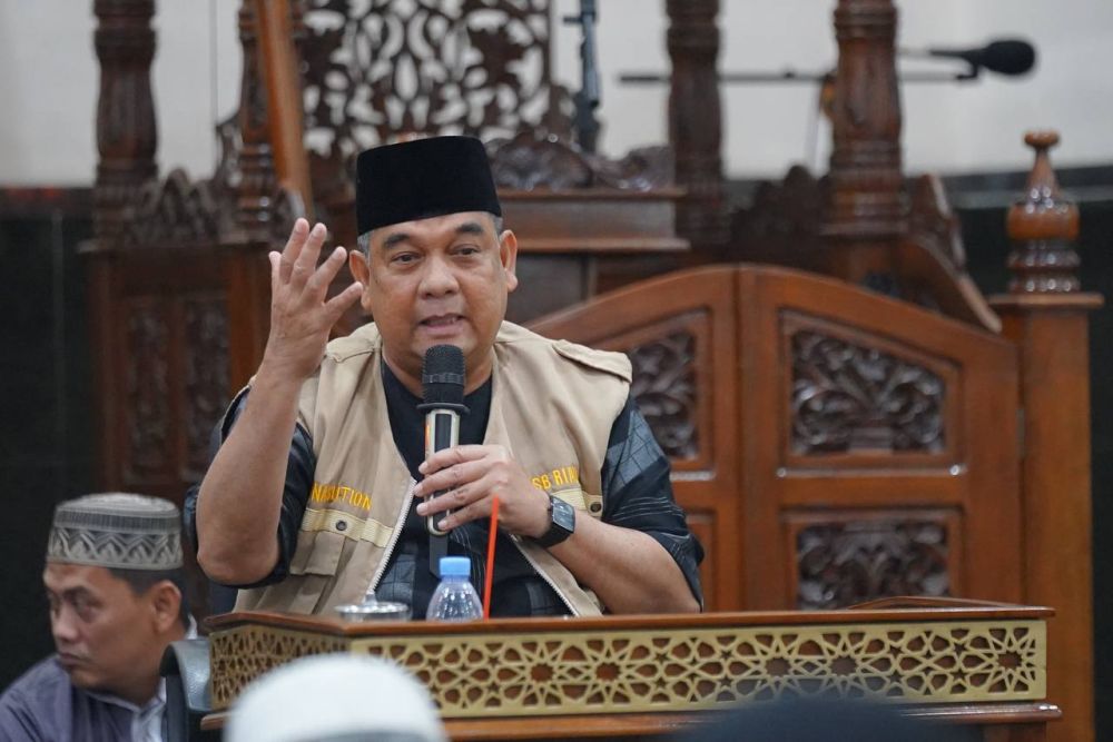 Wagubri Edy Natar Hadiri GSSB ke-156 di Masjid Nurul Ikhlas Pekanbaru