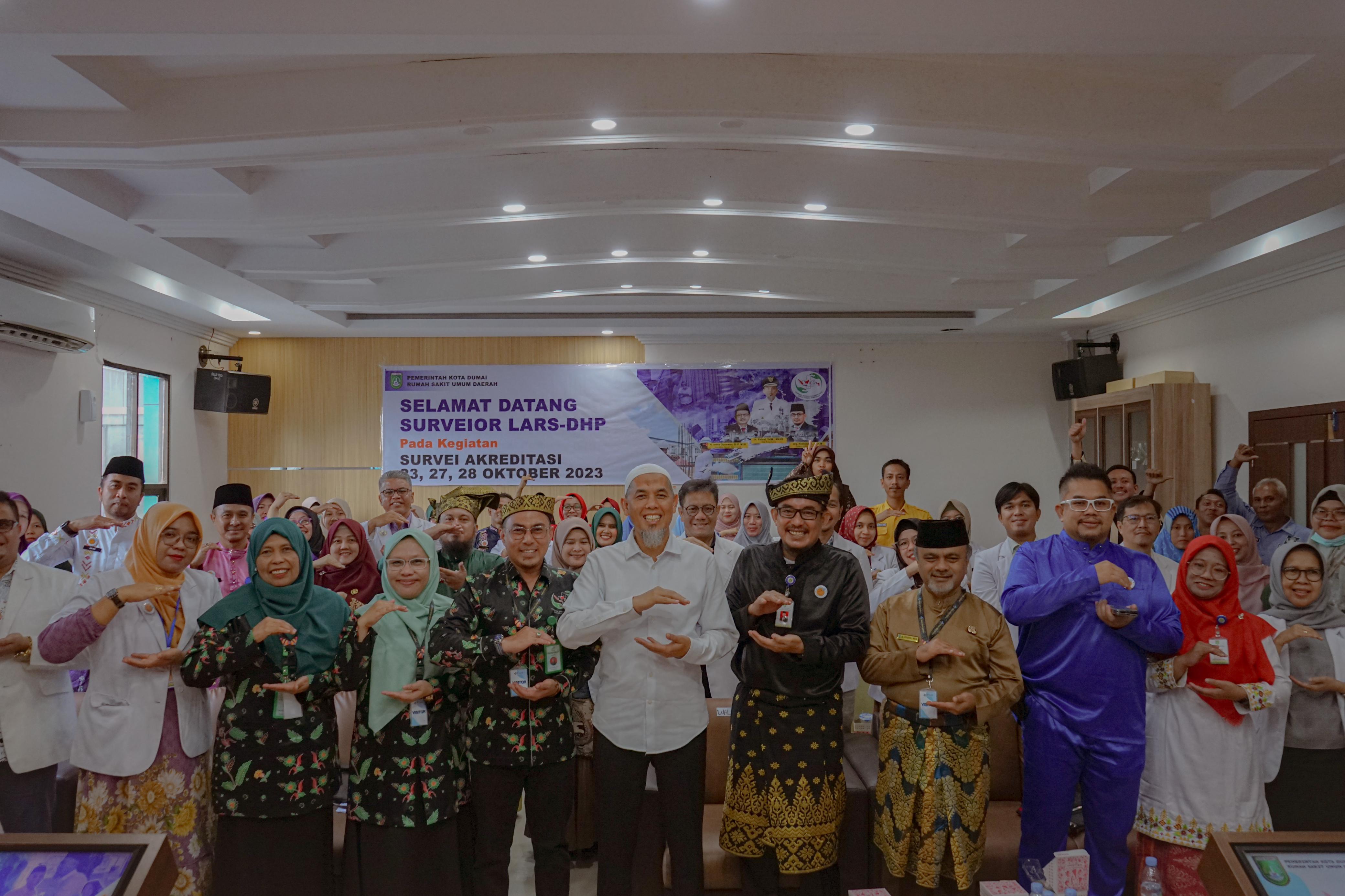 Wako Paisal Hadiri Final Akreditasi RSUD Dumai