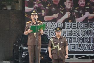 Kepala Kejaksaan Tinggi Riau Dr. Supardi Pimpin Upacara Peringatan Hari Kesaktian PancasilaÂ 