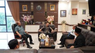 Perkuat Sinergitas, Ketua Pengadilan Tinggi Pekanbaru Kunker dan Silaturahmi ke Kajati Riau