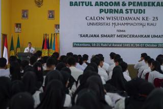 Dihadiri Gubri, 1.068 Calon Wisudawan UMRI Ikuti Baitul Arqom