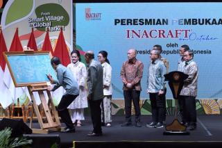 Presiden Jokowi Buka Pameran Inacraft on October 2023 di JCC