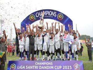 PP Daarun Nahdhah Bangkinang Juara Liga Santri Piala Dandim 0313/KPR