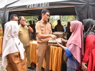 Jelang Gerakan Pangan Serentak, Dinas Ketapang Gelar Pasar Murah