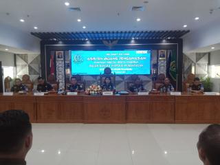 Asisten Pengawasan Kejati Riau Melakukan Inspeksi pemantauan di Kejari PekanbaruÂ 
