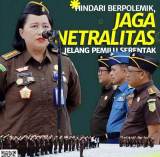 Pimpin Apel Kerja Pagi, Aswas Kejati Riau: Hindari Polemik, Jaga Netralitas Jelang PemiluÂ 