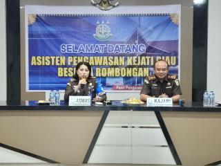 Asisten Pengawasan Kejati Riau Inspeksi Pemantauan di Kejaksaan Negeri Rokan HuluÂ 