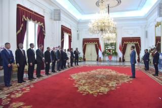 Presiden Jokowi Terima Surat Kepercayaan 12 Duta Besar Negara Sahabat