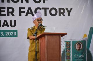 Pj Bupati Kampar Resmikan Pabrik Pupuk Batubara di Tambang