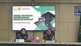 Asisten Pengawasan Kejaksaan Tinggi Riau Inspeksi Pemantauan di Kejaksaan Negeri Dumai