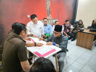 Penyerahan Tersangka dan Barang Bukti Atas Nama Tersangka ARPG