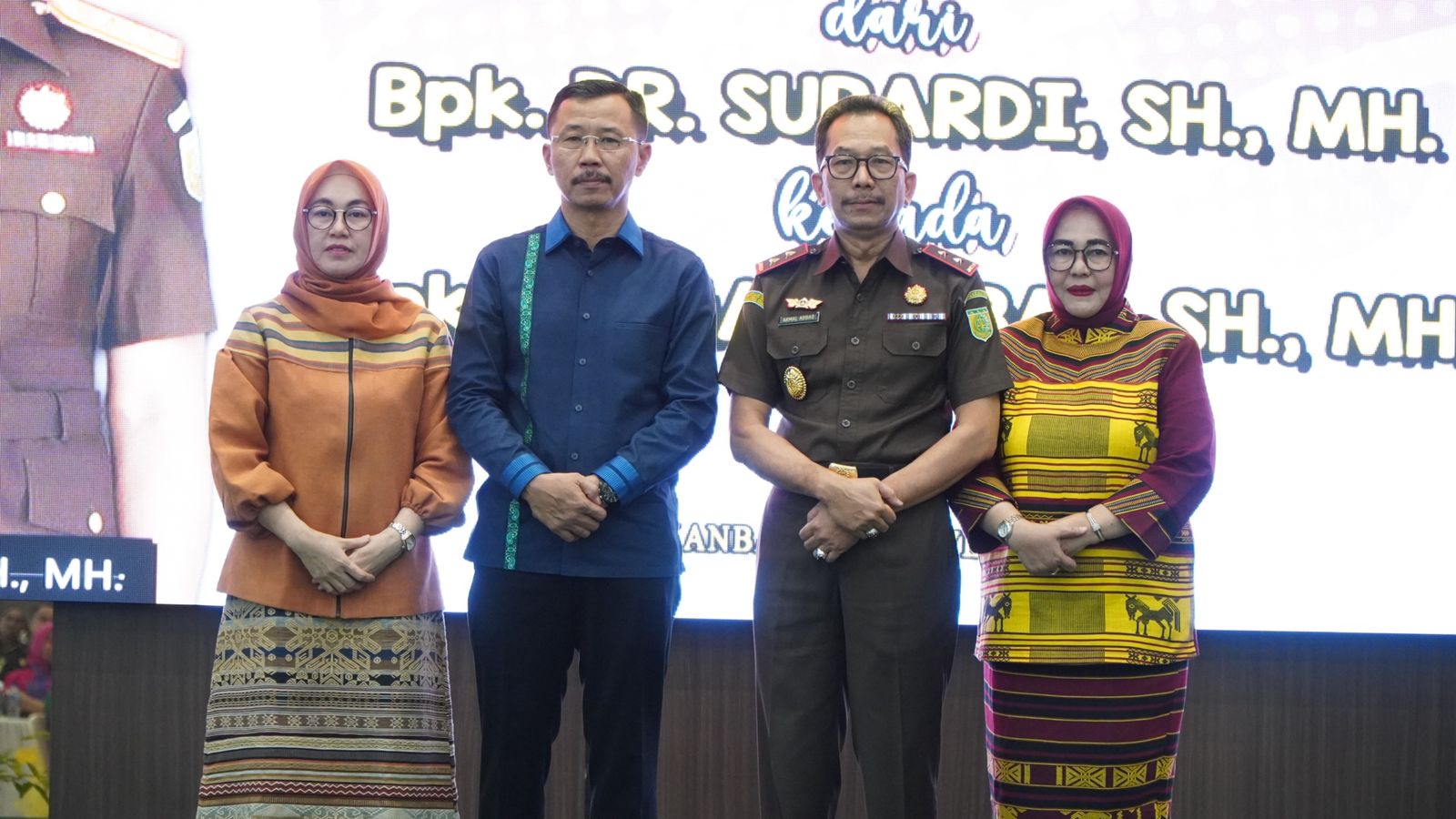 Acara Pisah Sambut Kepala Kejaksaaan Tinggi Riau Diselenggarakan Sederhana dan Lancar