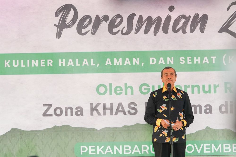 Pertama di Riau, Gubri Resmikan Riau Garden Jadi Zona Kuliner Halal, Aman dan SehatÂ