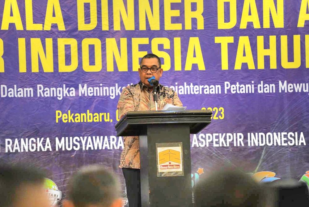 Plt Gubri Edy Natar Sebut ASPEKPIR Merupakan Pemain Utama Sektor Perkebunan