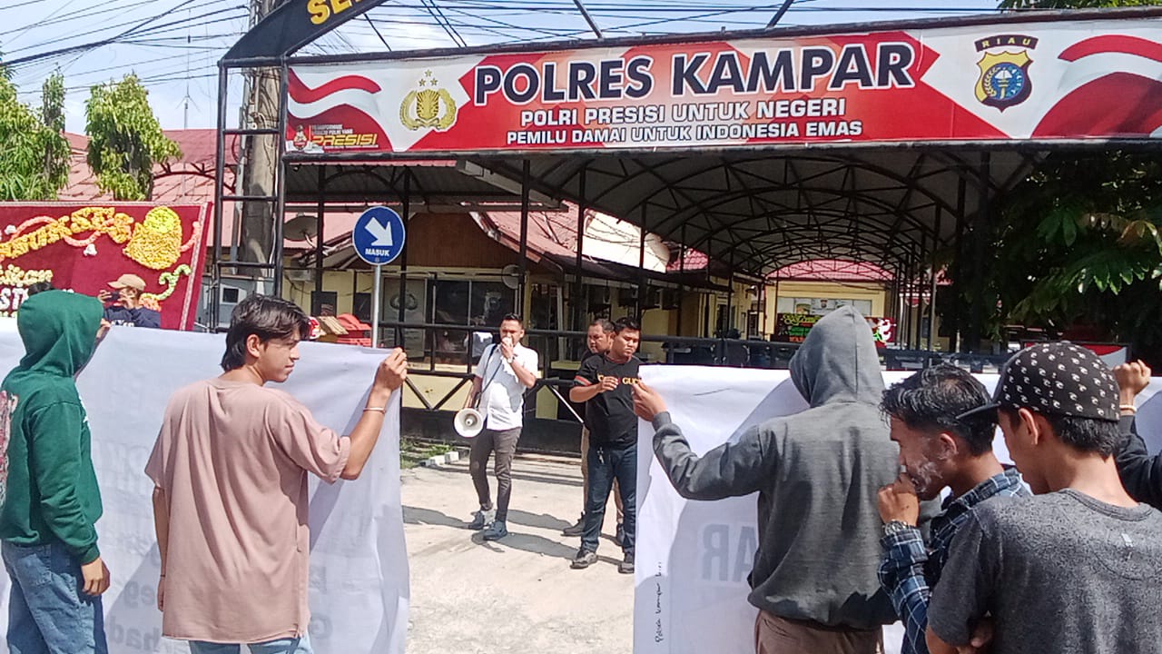 APMR-B Datangi Polres Kampar, Imbas Dugaan Pungli dan Back-Up Kegiatan Illegal Polsek Kampar Kiri