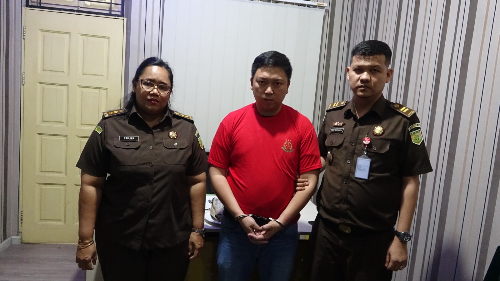 Tim Tabur Berhasil Amankan Terpidana Penipuan 2.7 Miliyar Sentana Charlie