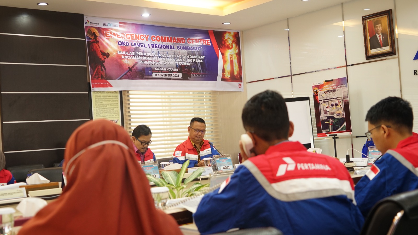 Pertamina Patra Niaga Regional Sumbagut Laksanakan Simulasi OKD Level 1