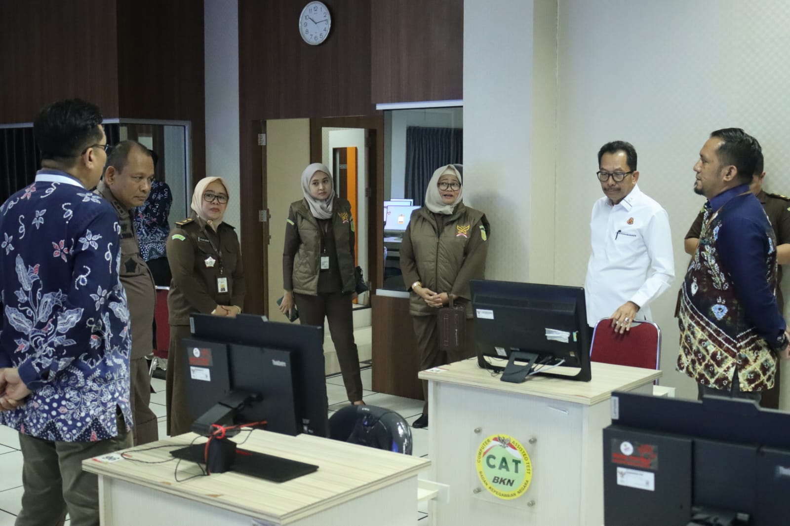 Kajati Riau Tinjau Pelaksanaan SKD Calon PNS Kejaksaaan RI 2023 di Kantor Regional BKN XII