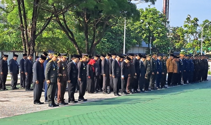 Wakajati Riau Hendrizal Husin Hadiri Upacara Ziarah Nasional