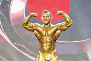 Binaragawan Riau Diding Grimon Juara Dunia Binaraga di Pentas 14th WBPF Korea SelatanÂ 