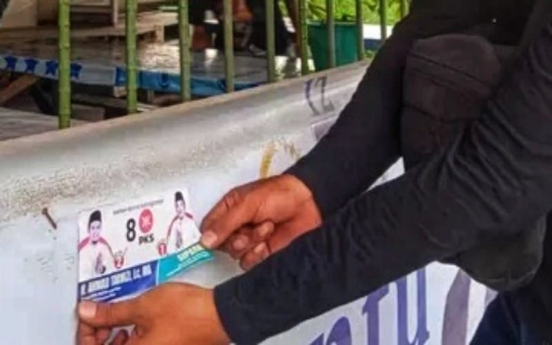 Bawaslu Sebut5.485 Alat Peraga Kampanye Ditertibkan Sebelum Pemilu 2024
