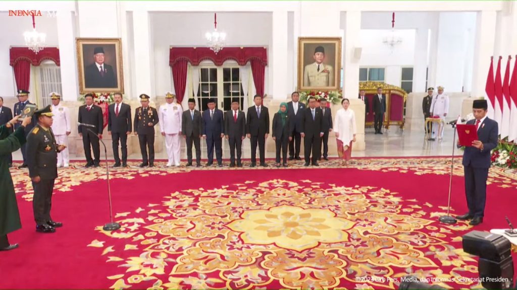 Presiden Jokowi Lantik Jenderal Agus Subiyanto Jadi Panglima TNI